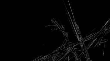 Fantezi kaotik renkli fraktal desen. Soyut Fraktal şekiller. 3D render resimde arka plan veya duvar kağıdı.