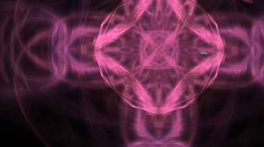 Fantezi kaotik renkli fraktal desen. Soyut Fraktal şekiller. 3D render resimde arka plan veya duvar kağıdı.