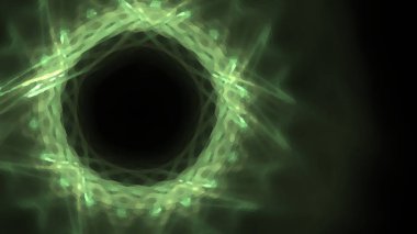 Fantezi kaotik renkli fraktal desen. Soyut Fraktal şekiller. 3D render resimde arka plan veya duvar kağıdı.