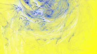 Fantezi kaotik renkli fraktal desen. Soyut Fraktal şekiller. 3D render resimde arka plan veya duvar kağıdı.