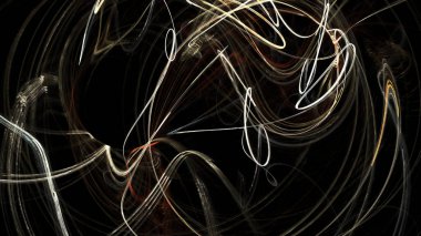 Fantezi kaotik renkli fraktal desen. Soyut Fraktal şekiller. 3D render resimde arka plan veya duvar kağıdı.