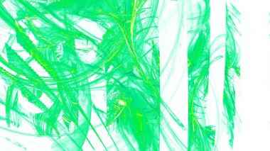 Fantezi kaotik renkli fraktal desen. Soyut Fraktal şekiller. 3D render resimde arka plan veya duvar kağıdı.