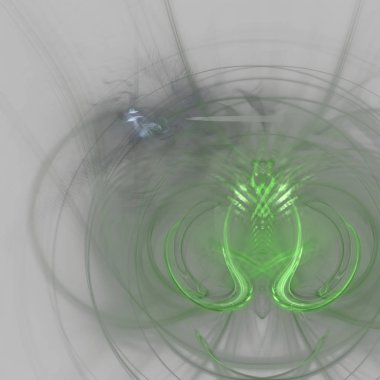 Fantezi kaotik renkli fraktal desen. Soyut Fraktal şekiller. 3D render resimde arka plan veya duvar kağıdı.