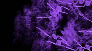 Fantezi kaotik renkli fraktal desen. Soyut Fraktal şekiller. 3D render resimde arka plan veya duvar kağıdı.