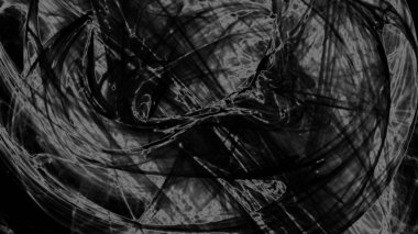 Fantezi kaotik renkli fraktal desen. Soyut Fraktal şekiller. 3D render resimde arka plan veya duvar kağıdı.