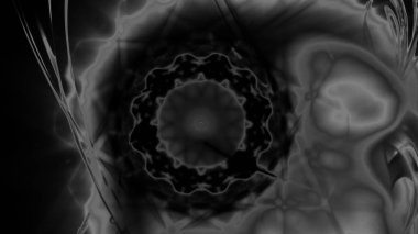 Fantezi kaotik renkli fraktal desen. Soyut Fraktal şekiller. 3D render resimde arka plan veya duvar kağıdı.