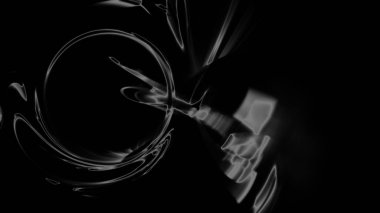 Fantezi kaotik renkli fraktal desen. Soyut Fraktal şekiller. 3D render resimde arka plan veya duvar kağıdı.