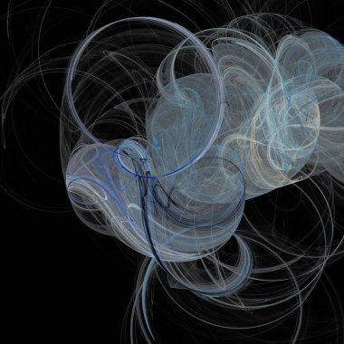 Fantezi kaotik renkli fraktal desen. Soyut Fraktal şekiller. 3D render resimde arka plan veya duvar kağıdı.