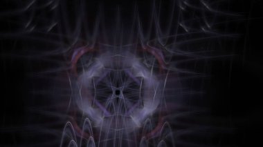 Fantezi kaotik renkli fraktal desen. Soyut Fraktal şekiller. 3D render resimde arka plan veya duvar kağıdı.