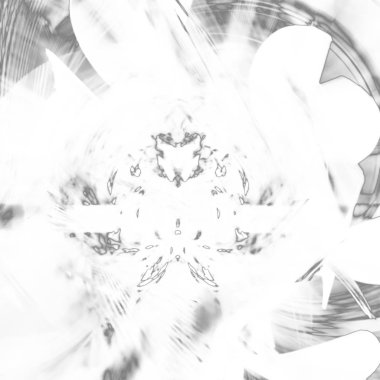 Fantezi kaotik renkli fraktal desen. Soyut Fraktal şekiller. 3D render resimde arka plan veya duvar kağıdı.