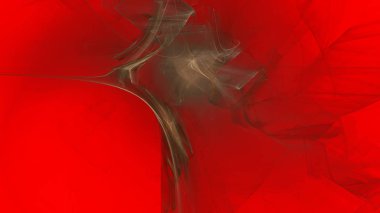 Fantezi kaotik renkli fraktal desen. Soyut Fraktal şekiller. 3D render resimde arka plan veya duvar kağıdı.