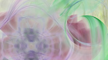 Fantezi kaotik renkli fraktal desen. Soyut Fraktal şekiller. 3D render resimde arka plan veya duvar kağıdı.