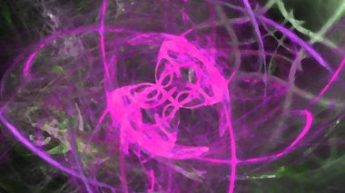 Fantezi kaotik renkli fraktal desen. Soyut Fraktal şekiller. 3D render resimde arka plan veya duvar kağıdı.