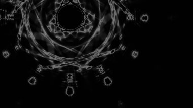 Fantezi kaotik renkli fraktal desen. Soyut Fraktal şekiller. 3D render resimde arka plan veya duvar kağıdı.