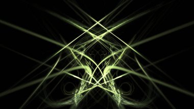 Fantezi kaotik renkli fraktal desen. Soyut Fraktal şekiller. 3D render resimde arka plan veya duvar kağıdı.