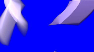 Fantezi kaotik renkli fraktal desen. Soyut Fraktal şekiller. 3D render resimde arka plan veya duvar kağıdı.