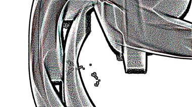 Fantezi kaotik renkli fraktal desen. Soyut Fraktal şekiller. 3D render resimde arka plan veya duvar kağıdı.