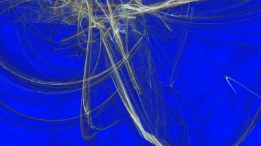 Fantezi kaotik renkli fraktal desen. Soyut Fraktal şekiller. 3D render resimde arka plan veya duvar kağıdı.