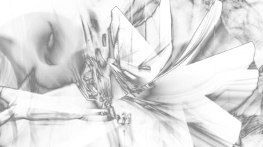 Fantezi kaotik renkli fraktal desen. Soyut Fraktal şekiller. 3D render resimde arka plan veya duvar kağıdı.