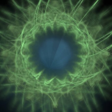 Fantezi kaotik renkli fraktal desen. Soyut Fraktal şekiller. 3D render resimde arka plan veya duvar kağıdı.