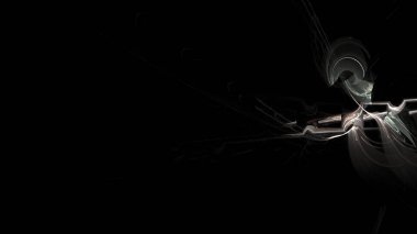 Fantezi kaotik renkli fraktal desen. Soyut Fraktal şekiller. 3D render resimde arka plan veya duvar kağıdı.