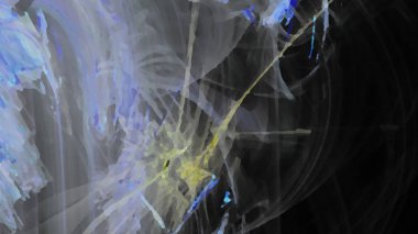 Fantezi kaotik renkli fraktal desen. Soyut Fraktal şekiller. 3D render resimde arka plan veya duvar kağıdı.