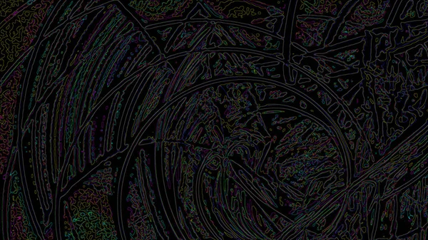 Fantasía Caótica Patrón Fractal Colorido Formas Fractales Abstractas Fondo Ilustración —  Fotos de Stock