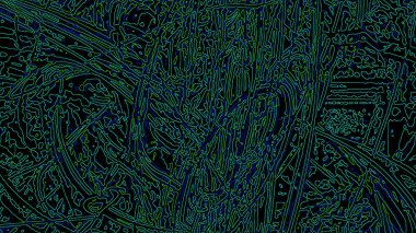 Fantezi kaotik renkli fraktal desen. Soyut Fraktal şekiller. 3D render resimde arka plan veya duvar kağıdı.