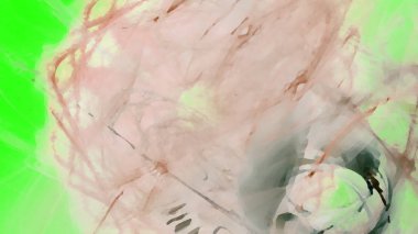 Fantezi kaotik renkli fraktal desen. Soyut Fraktal şekiller. 3D render resimde arka plan veya duvar kağıdı.