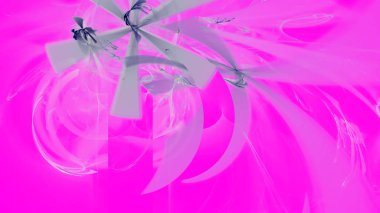 Fantezi kaotik renkli fraktal desen. Soyut Fraktal şekiller. 3D render resimde arka plan veya duvar kağıdı.