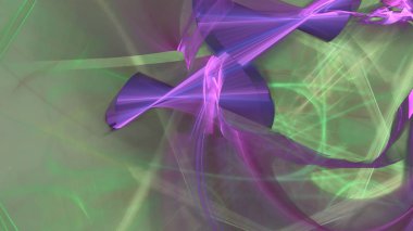 Fantezi kaotik renkli fraktal desen. Soyut Fraktal şekiller. 3D render resimde arka plan veya duvar kağıdı.