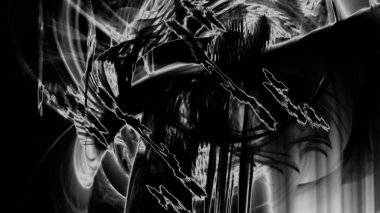 Fantezi kaotik renkli fraktal desen. Soyut Fraktal şekiller. 3D render resimde arka plan veya duvar kağıdı.