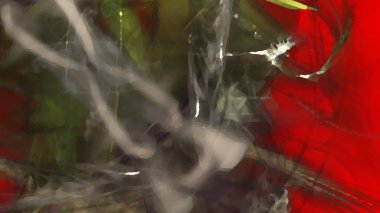 Fantezi kaotik renkli fraktal desen. Soyut Fraktal şekiller. 3D render resimde arka plan veya duvar kağıdı.