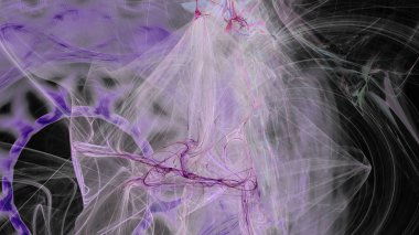 Fantezi kaotik renkli fraktal desen. Soyut Fraktal şekiller. 3D render resimde arka plan veya duvar kağıdı.