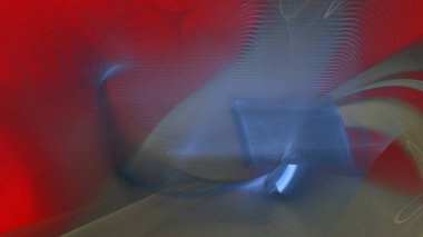 Fantezi kaotik renkli fraktal desen. Soyut Fraktal şekiller. 3D render resimde arka plan veya duvar kağıdı.