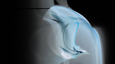 Fantezi kaotik renkli fraktal desen. Soyut Fraktal şekiller. 3D render resimde arka plan veya duvar kağıdı.