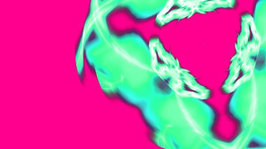 Fantezi kaotik renkli fraktal desen. Soyut Fraktal şekiller. 3D render resimde arka plan veya duvar kağıdı.