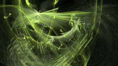 Fantezi kaotik renkli fraktal desen. Soyut Fraktal şekiller. 3D render resimde arka plan veya duvar kağıdı.