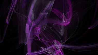 Fantezi kaotik renkli fraktal desen. Soyut Fraktal şekiller. 3D render resimde arka plan veya duvar kağıdı.