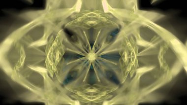 Fantezi kaotik renkli fraktal desen. Soyut Fraktal şekiller. 3D render resimde arka plan veya duvar kağıdı