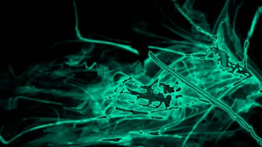 Fantezi kaotik renkli fraktal desen. Soyut Fraktal şekiller. 3D render resimde arka plan veya duvar kağıdı.