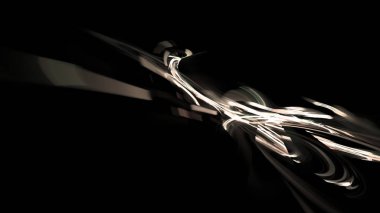 Fantezi kaotik renkli fraktal desen. Soyut Fraktal şekiller. 3D render resimde arka plan veya duvar kağıdı.