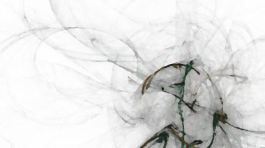 Fantezi kaotik renkli fraktal desen. Soyut Fraktal şekiller. 3D render resimde arka plan veya duvar kağıdı.