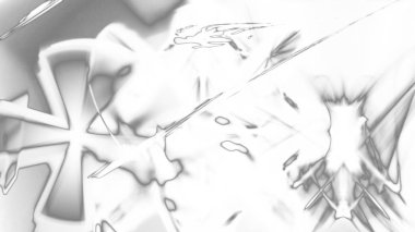 Fantezi kaotik renkli fraktal desen. Soyut Fraktal şekiller. 3D render resimde arka plan veya duvar kağıdı.