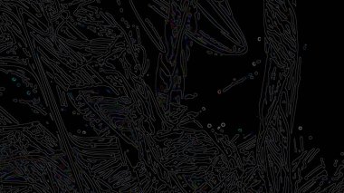 Fantezi kaotik renkli fraktal desen. Soyut Fraktal şekiller. 3D render resimde arka plan veya duvar kağıdı.