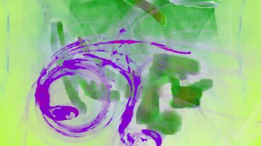 Fantezi kaotik renkli fraktal desen. Soyut Fraktal şekiller. 3D render resimde arka plan veya duvar kağıdı.