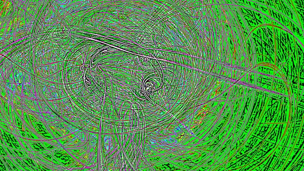 Fantasy Kaotiska Färgglada Fraktal Mönster Abstrakta Fractal Former Rendering Illustration — Stockfoto