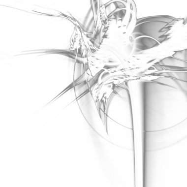 Fantezi kaotik renkli fraktal desen. Soyut Fraktal şekiller. 3D render resimde arka plan veya duvar kağıdı.