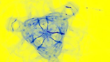 Fantezi kaotik renkli fraktal desen. Soyut Fraktal şekiller. 3D render resimde arka plan veya duvar kağıdı.