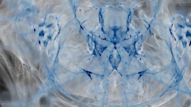 Fantezi kaotik renkli fraktal desen. Soyut Fraktal şekiller. 3D render resimde arka plan veya duvar kağıdı.